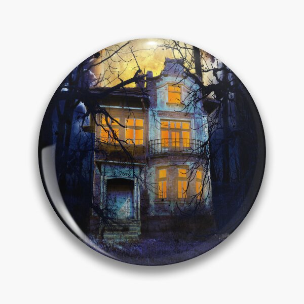 Item preview, Haunted House (Blue and Orange Version) designed and sold by JanGrackle.