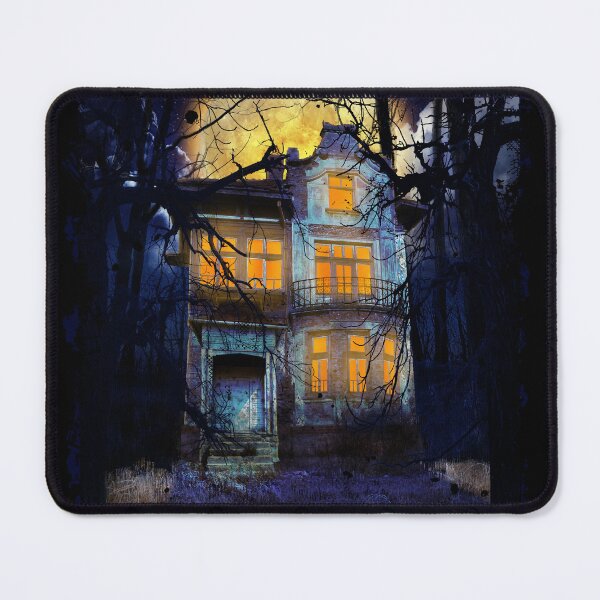Item preview, Haunted House (Blue and Orange Version) designed and sold by JanGrackle.