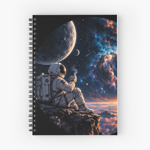 Item preview, Cosmic Coffee Break – Astronaut Watching the Universe designed and sold by apex.vibe.