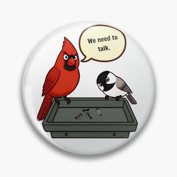 Item preview, Funny Empty Bird Feeder – We Need to Talk designed and sold by FreePath-Move.