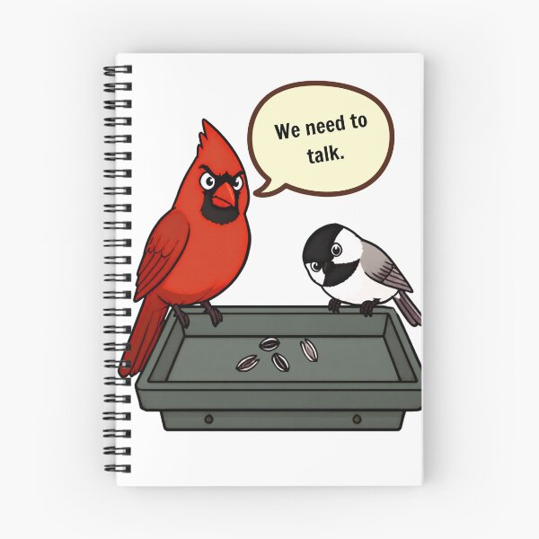 Item preview, Funny Empty Bird Feeder – We Need to Talk designed and sold by FreePath-Move.