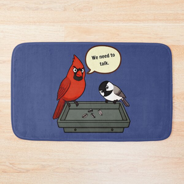 Item preview, Funny Empty Bird Feeder – We Need to Talk designed and sold by FreePath-Move.