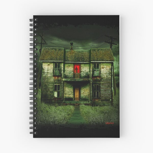 Item preview, Haunted House (Green and Red Version) designed and sold by JanGrackle.