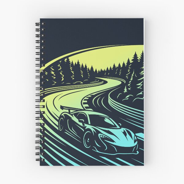Item preview, Nordschleife Forest Racetrack Supercar Sports Car Graphic designed and sold by KiwiRider.
