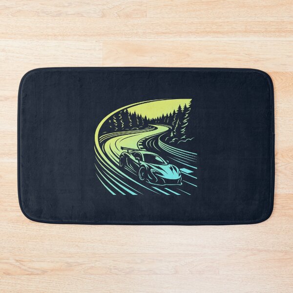 Item preview, Nordschleife Forest Racetrack Supercar Sports Car Graphic designed and sold by KiwiRider.