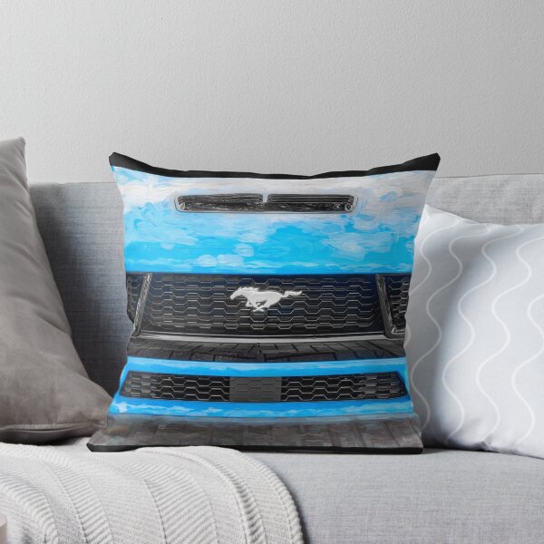 Item preview, 2025 Grabber Blue Ford Mustang GT 5.0 Premium Sports Car Art designed and sold by RichFrancoCars.