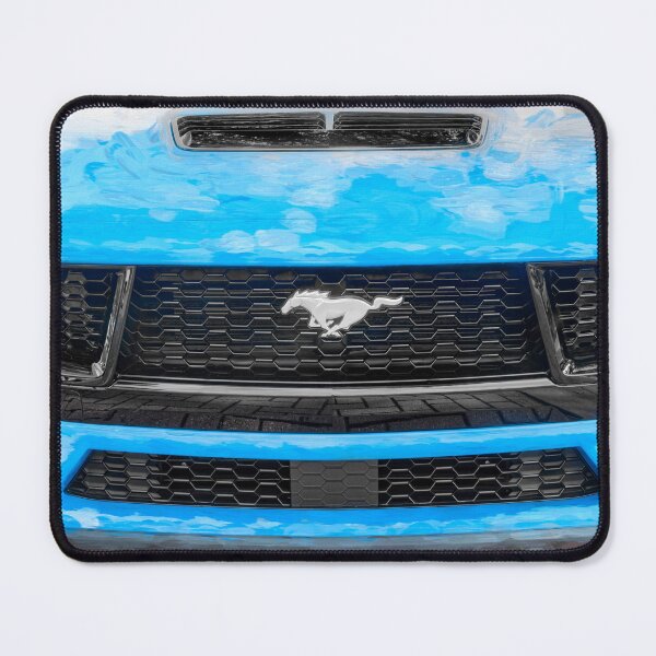 Item preview, 2025 Grabber Blue Ford Mustang GT 5.0 Premium Sports Car Art designed and sold by RichFrancoCars.
