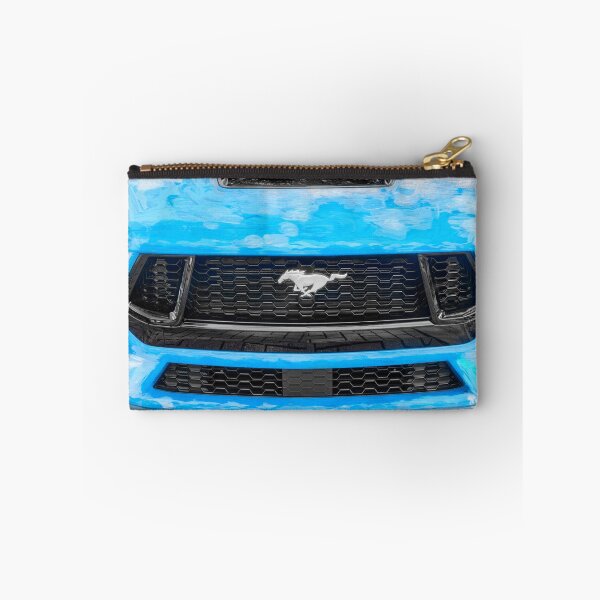 Item preview, 2025 Grabber Blue Ford Mustang GT 5.0 Premium Sports Car Art designed and sold by RichFrancoCars.