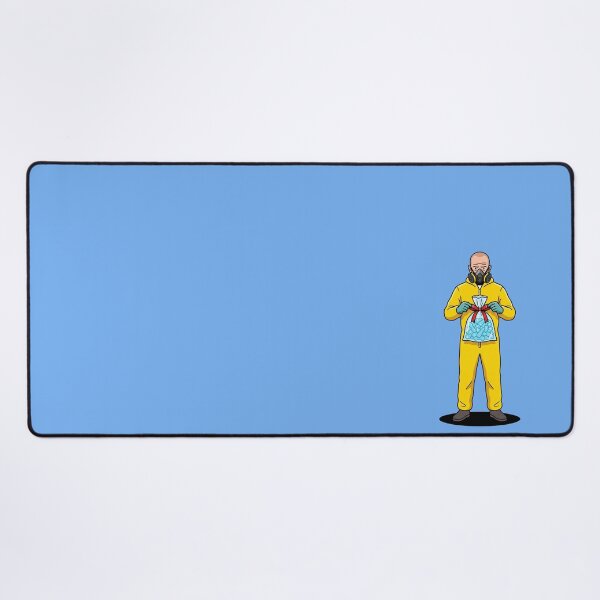Item preview, Yellow Hazmat Suit Chemist Blue Crystal Candy Holiday Gift Ribbon Funny TV Parody Pop Art designed and sold by Rare By Hero.