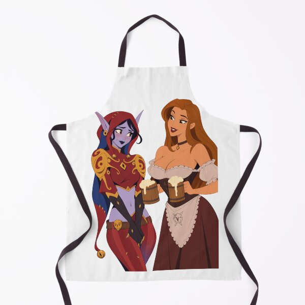 Item preview, Fantasy Tavern Pin Up – Enchantress & Ale Maiden designed and sold by  Hollow Moon Studios..