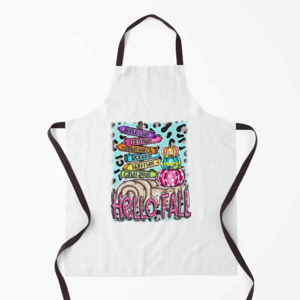 Item preview, Hello Fall – Colorful Autumn Pumpkin Farmhouse Design designed and sold by MarlandTreasures.