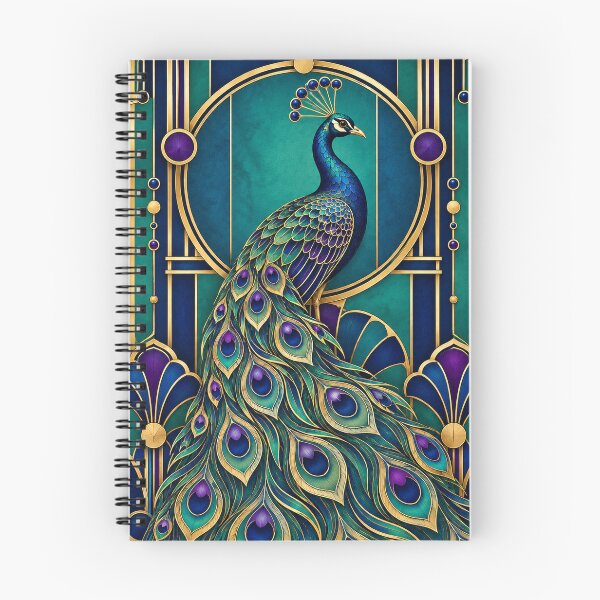Item preview, Peacock art deco luxury designed and sold by saranagliccuris.