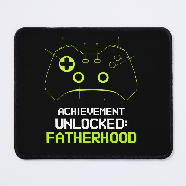 Item preview, Achievement Unlocked: Fatherhood Gamer Dad T-Shirt designed and sold by Southside.Studio.