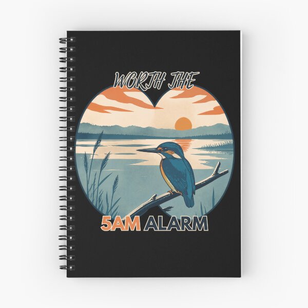 Item preview, Retro Kingfisher Birdwatching – Worth the 5AM Alarm designed and sold by FreePath-Move.
