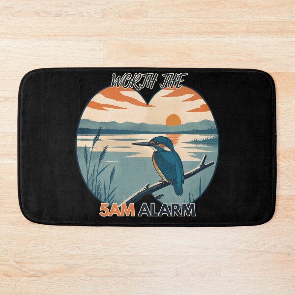 Item preview, Retro Kingfisher Birdwatching – Worth the 5AM Alarm designed and sold by FreePath-Move.