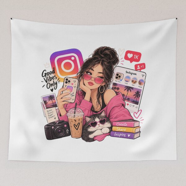 Item preview,  instagram. ASocial Media / Digital Creator / Content Creator / Selfie & Photography / Internet Culture designed and sold by AlA2 3MER.