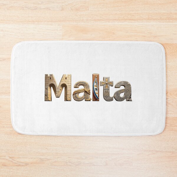 Item preview, Malta Travel Vintage Typography – Mediterranean Island Adventure designed and sold by VladisWorld.