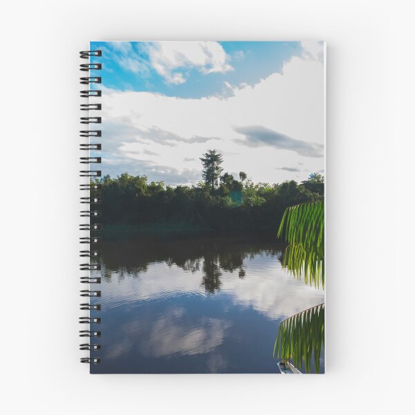 Item preview, Tropical River Reflection and Palm Fronds designed and sold by ThaCriações.
