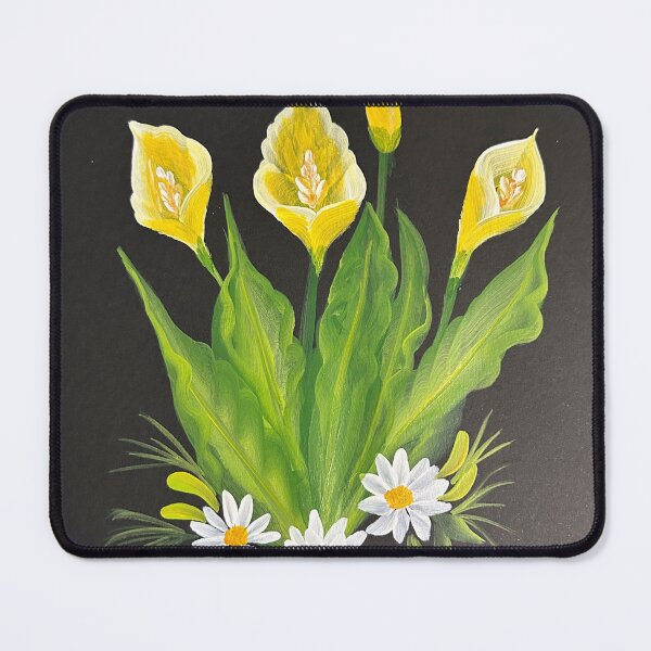 Item preview, Yellow Calla Lillies in Autumn designed and sold by Flower Art by FR.