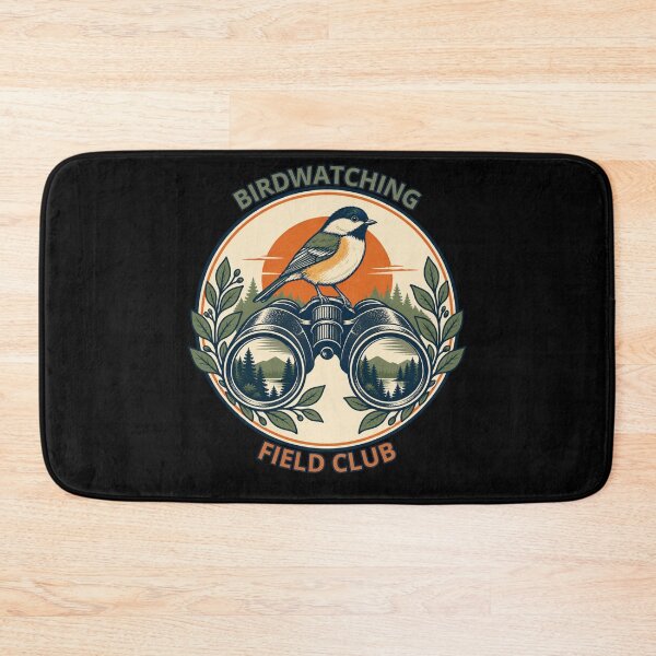 Item preview, Birdwatching Field Club – Retro Bird and Binoculars designed and sold by FreePath-Move.