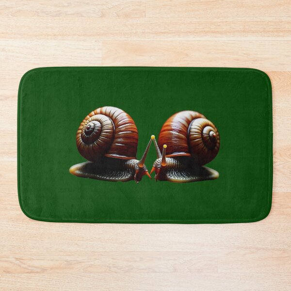 Item preview, Two Cute Brown Snails Touching Horns  designed and sold by Creatby7030.