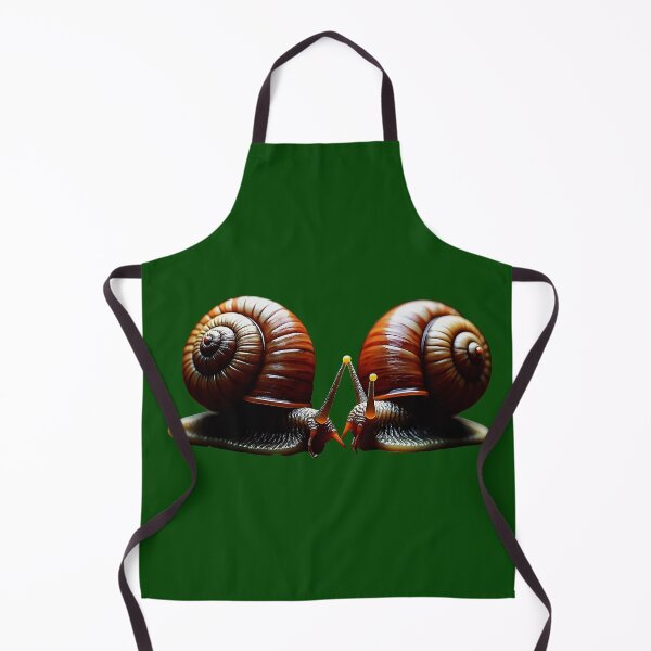 Item preview, Two Cute Brown Snails Touching Horns  designed and sold by Creatby7030.