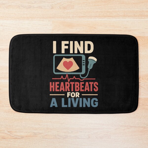 Item preview, I Find Heartbeats For A Living Funny Sonographer Gift designed and sold by DreamLayerStudio.