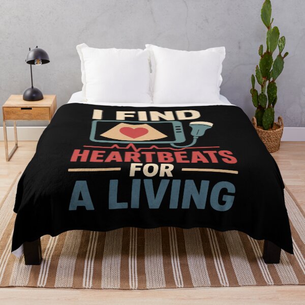 Item preview, I Find Heartbeats For A Living Funny Sonographer Gift designed and sold by DreamLayerStudio.