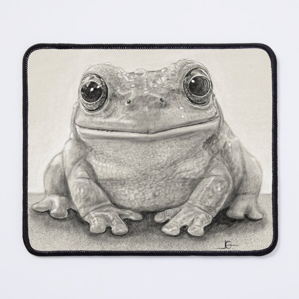 Item preview, Charming Frog Sketch designed and sold by kolonjArt.