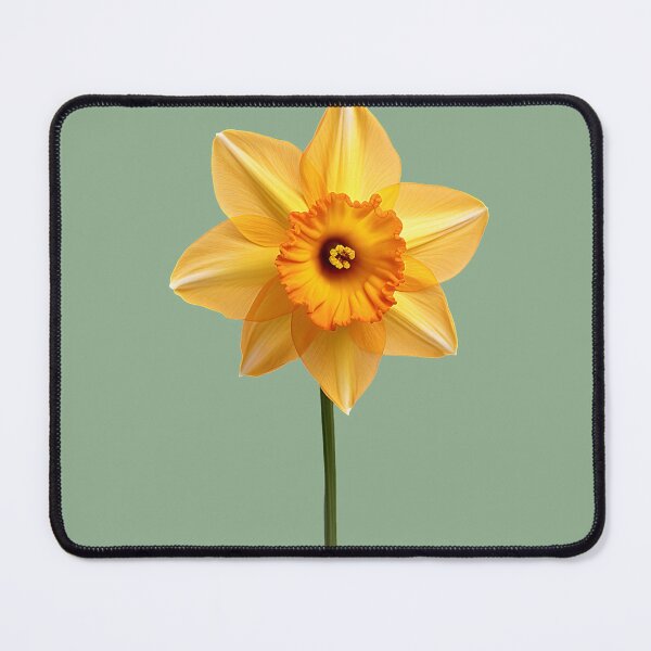 Item preview, Bright Yellow and Orange Daffodil Flower  designed and sold by Creatby7030.