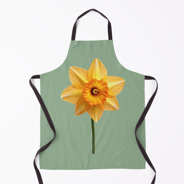 Item preview, Bright Yellow and Orange Daffodil Flower designed and sold by Creatby7030.