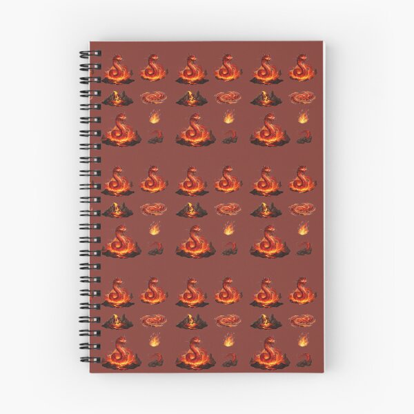 Item preview, Volcanic Lava Fire Dragon Sticker Art designed and sold by Ammeluk.