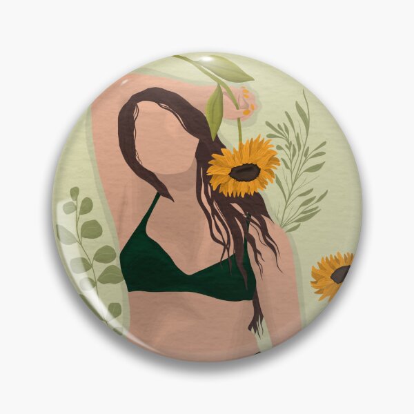 Item preview, Woman with sunflowers  designed and sold by TAmberGraphics.