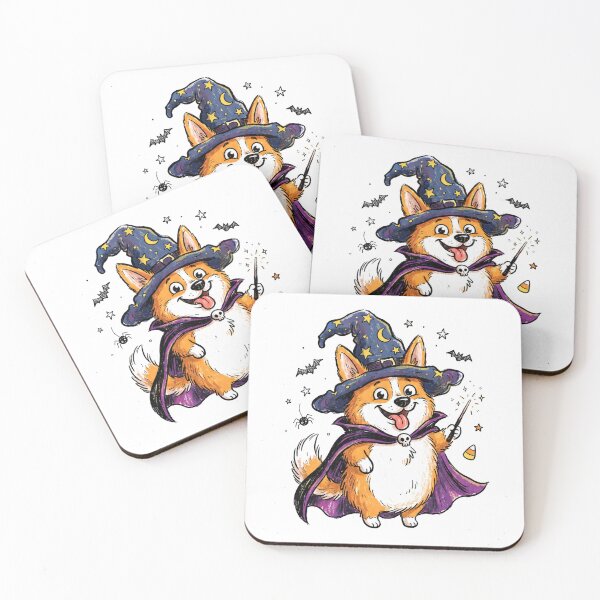 Item preview, Cute Wizard Corgi Halloween Costume Illustration designed and sold by SayMaria.