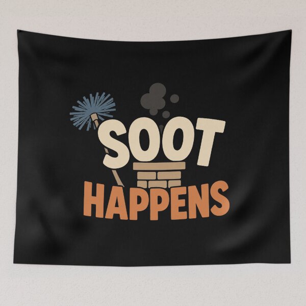 Item preview, Soot Happens Funny Chimney Sweep Gift designed and sold by DreamLayerStudio.
