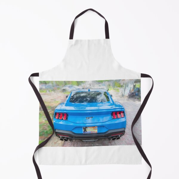 Item preview,   2025 Grabber Blue Ford Mustang GT 5.0 Premium Sports Car Art designed and sold by RichFrancoCars.