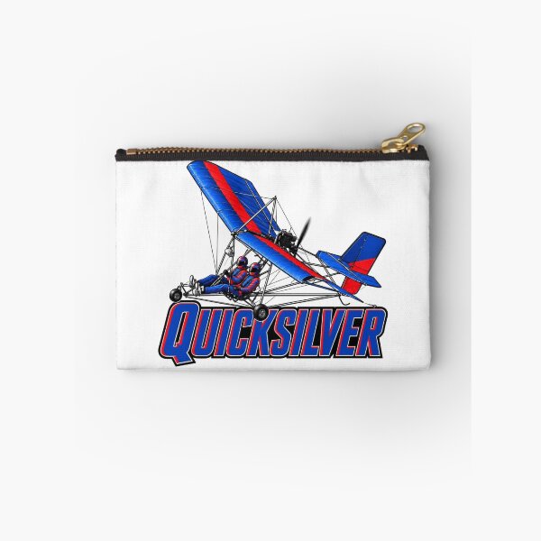 Item preview, Quicksilver Ultralight Crew Aviation Art Blue and Red  designed and sold by OakWingStudio.