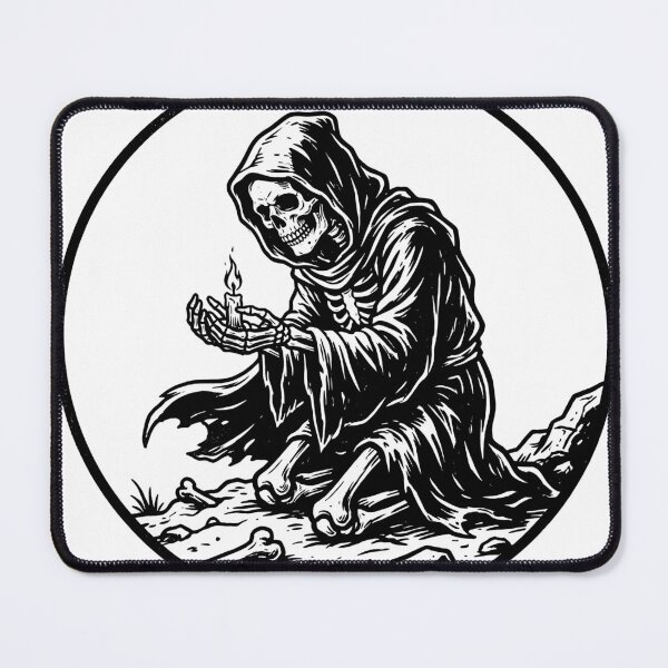 Item preview, Skeleton Protecting a Candle Flame designed and sold by MisteryDesigner.