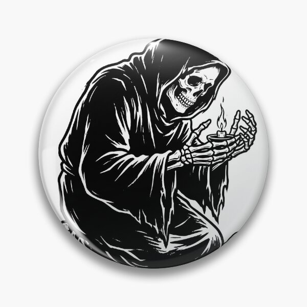 Item preview, Skeleton Guarding a Candle Flame designed and sold by MisteryDesigner.