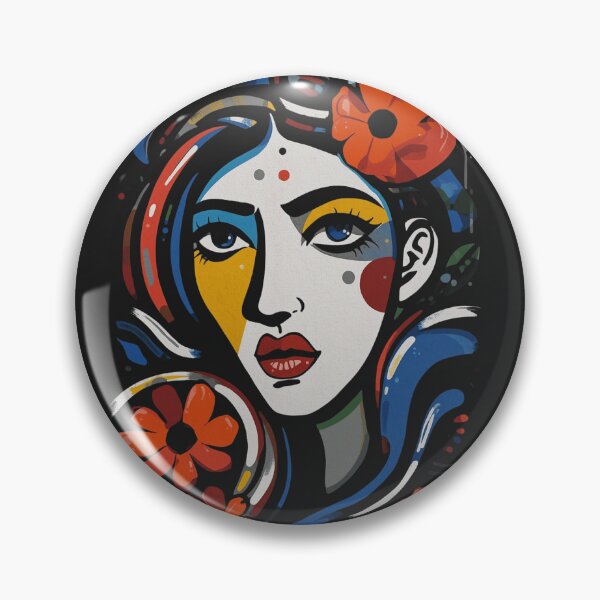 Item preview, Abstract Floral Woman Portrait Graphic Pop Art designed and sold by ERODED SELF.
