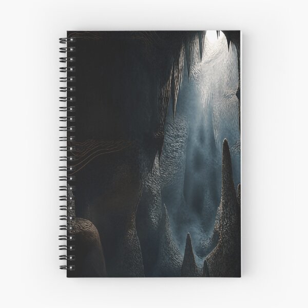 Item preview, Deep Cave Stalactites Underground Abyss Art designed and sold by PhoceaWallpaper.