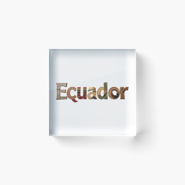 Item preview, Ecuador – Culture & Nature Word Art designed and sold by VladisWorld.
