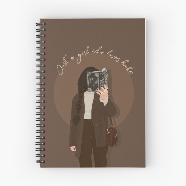 Item preview, Just a girl who loves books designed and sold by TAmberGraphics.