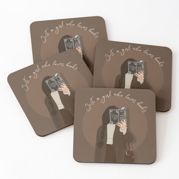 Item preview, Just a girl who loves books designed and sold by TAmberGraphics.