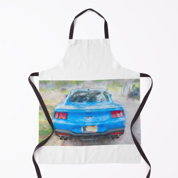Item preview,  2025 Grabber Blue Ford Mustang GT 5.0 Premium Sports Car Art designed and sold by RichFrancoCars.