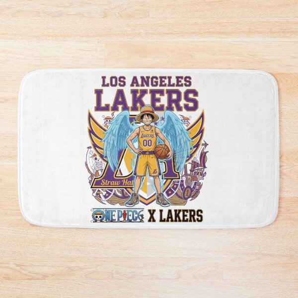Item preview, One Piece Luffy Straw Hat Los Angeles Lakers Crossover designed and sold by BlasiseDS.