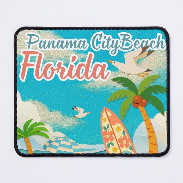 Item preview, Panama City Beach Florida | Cute Paper Craft Beach Art | Vacation Souvenir designed and sold by DonnaRaine.