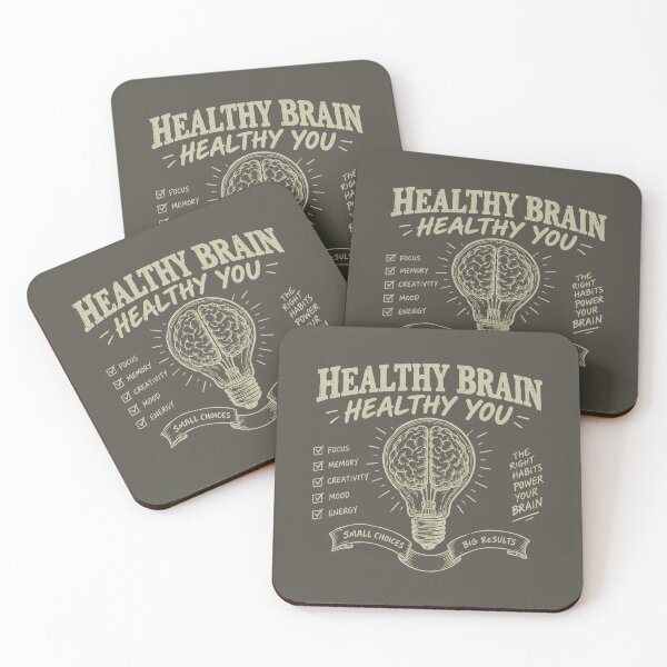 Item preview, Healthy Brain, Bright Habits T-shirt designed and sold by awesome-loob.