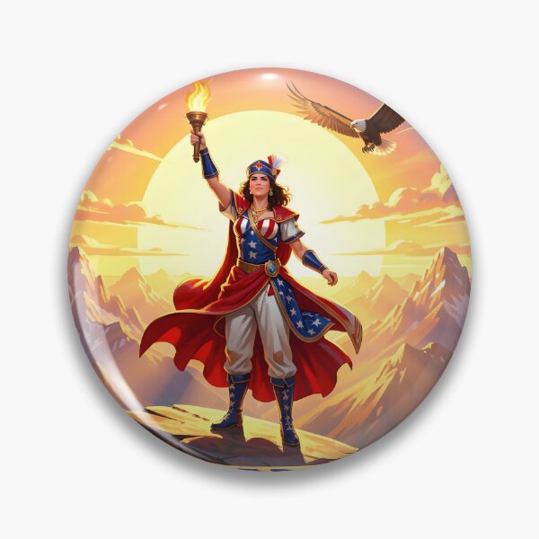 Item preview, Guardian of Freedom - Lady Columbia designed and sold by MugsAndDuds.