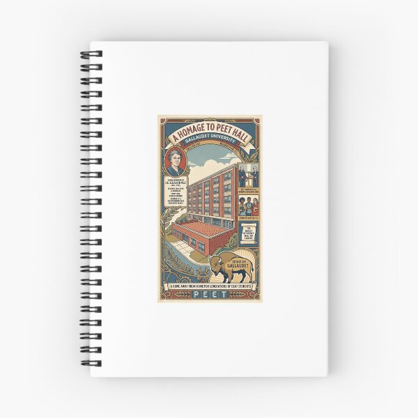 Item preview, Gallaudet Peet Hall designed and sold by deafhoops1.